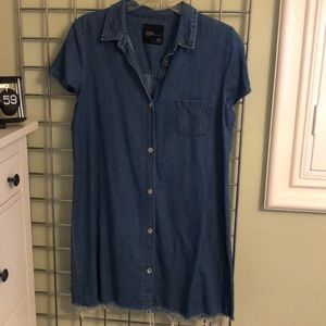 Zara denim mini dress